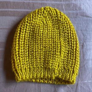 Gold H&M beanie